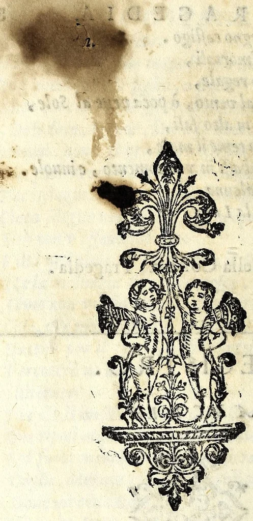 An illustration from La costanza : tragedia, 1585, leaf 100