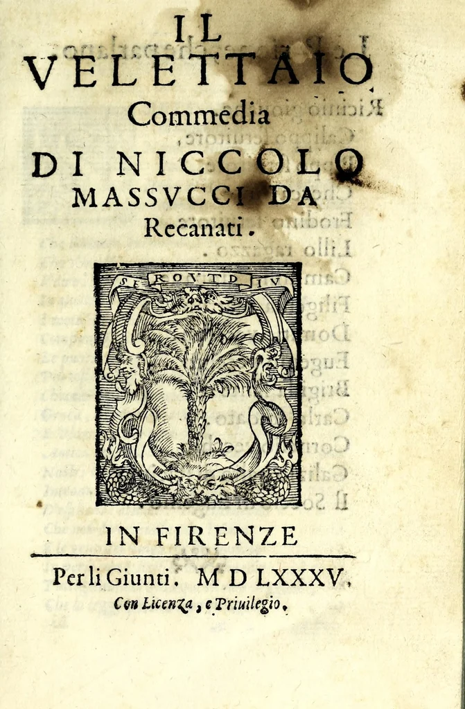 An illustration from La costanza : tragedia, 1585, leaf 101