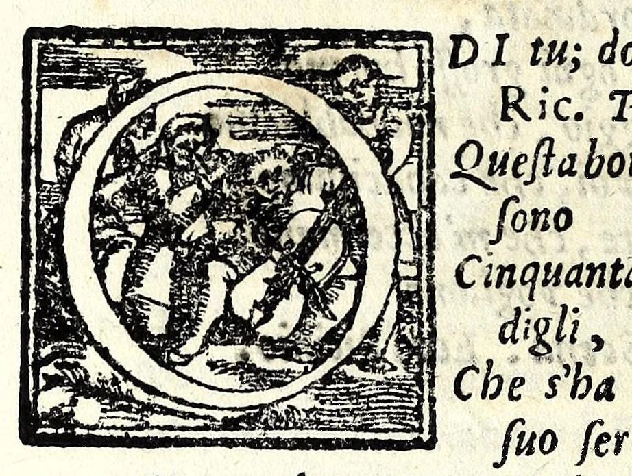 An illustration from La costanza : tragedia, 1585, leaf 108