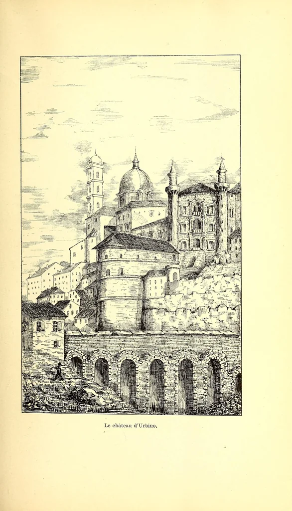 An illustration from La céramique italienne; marques et monogrammes, 1884, leaf 61