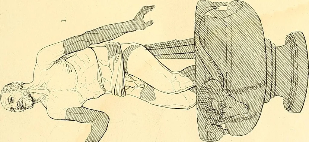 An illustration from La critique des sculptures antiques au Musée du Louvre : a propos des catalogues en préparation, 1876, leaf 57