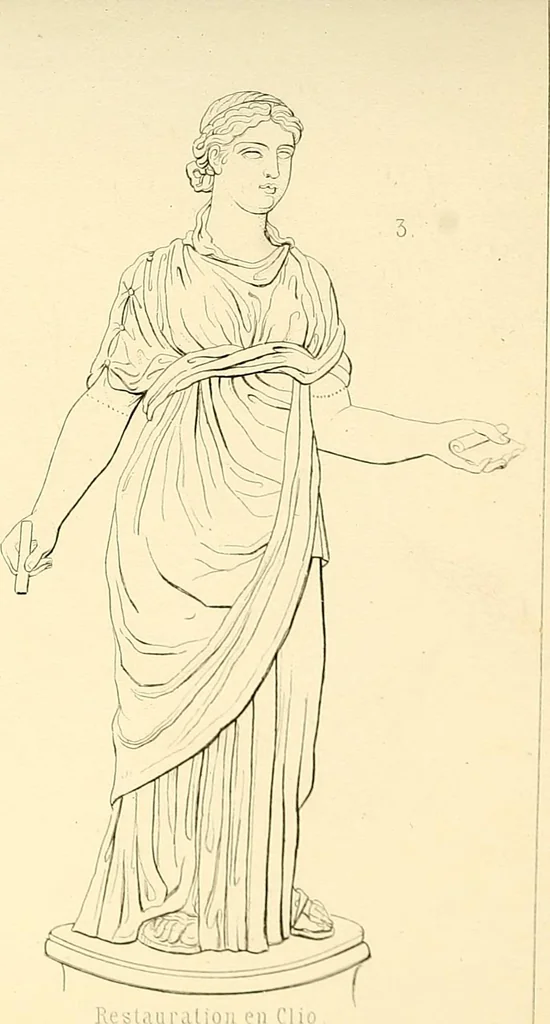 An illustration from La critique des sculptures antiques au Musée du Louvre : a propos des catalogues en préparation, 1876, leaf 63