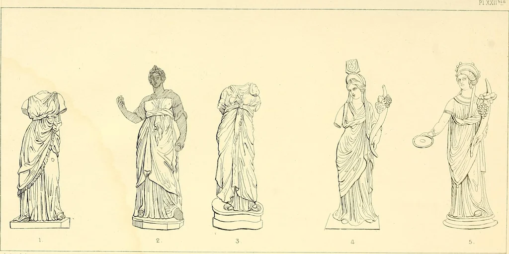 An illustration from La critique des sculptures antiques au Musée du Louvre : a propos des catalogues en préparation, 1876, leaf 65
