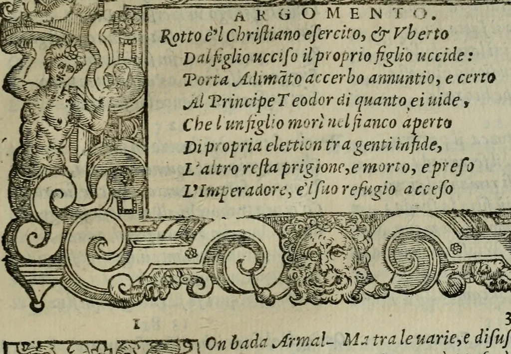 An illustration from La croce racquistata : poema heroico, 1611, leaf 226