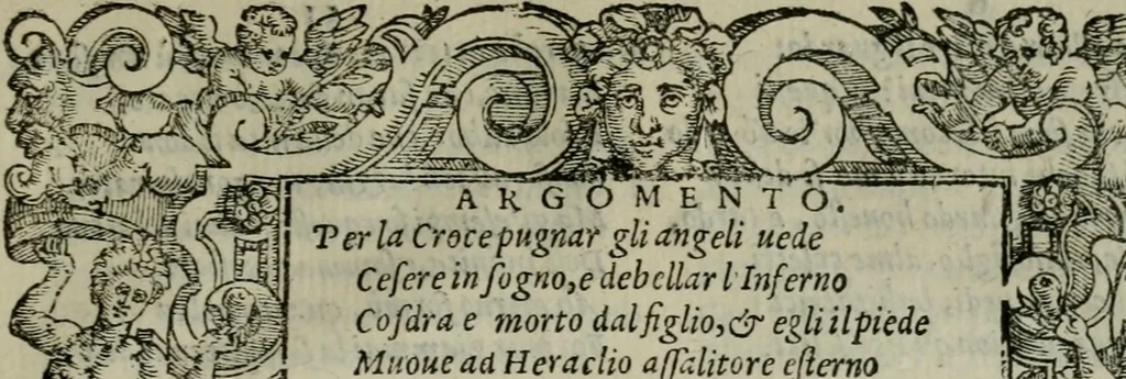 An illustration from La croce racquistata : poema heroico, 1611, leaf 310