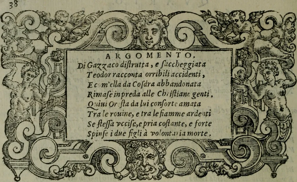 An illustration from La croce racquistata : poema heroico, 1611, leaf 49