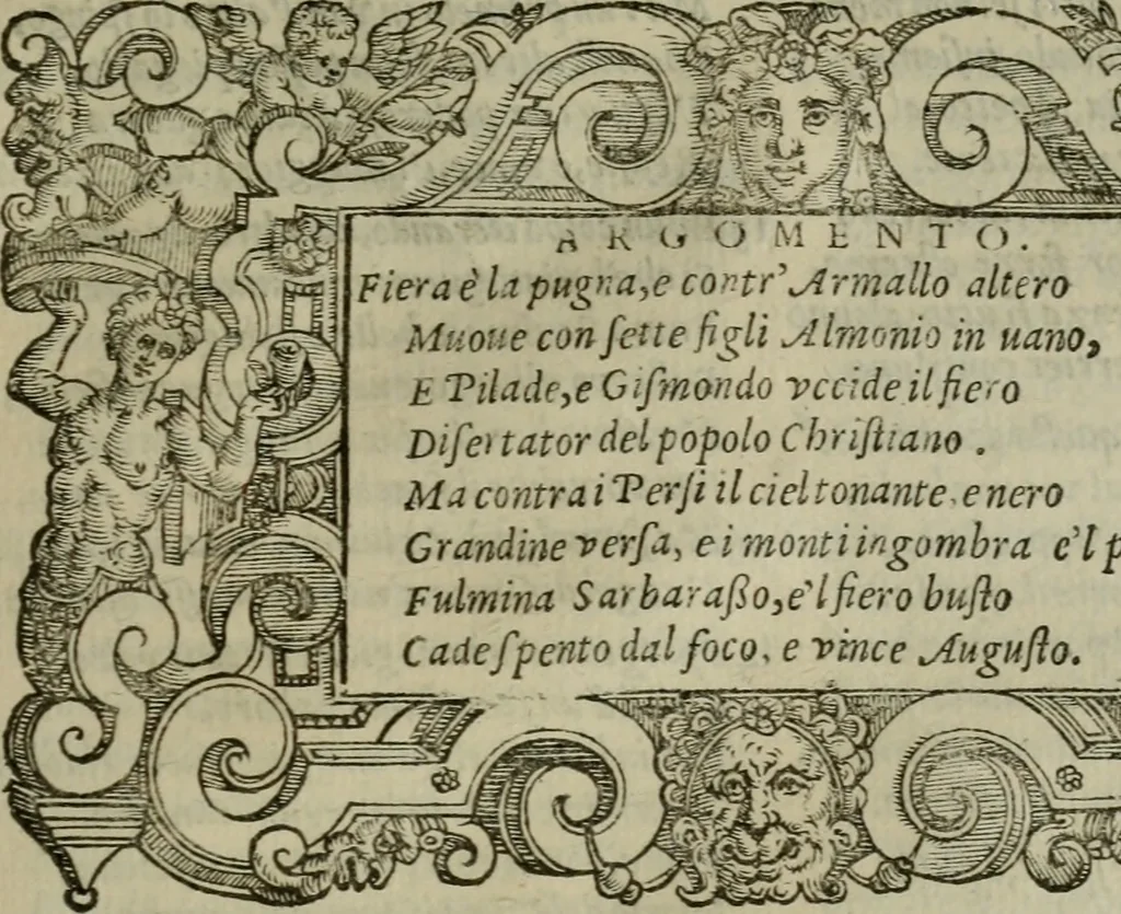An illustration from La croce racquistata : poema heroico, 1611, leaf 84