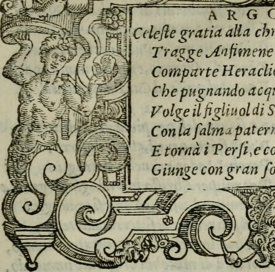 An illustration from La croce racquistata : poema heroico, 1611, leaf 92