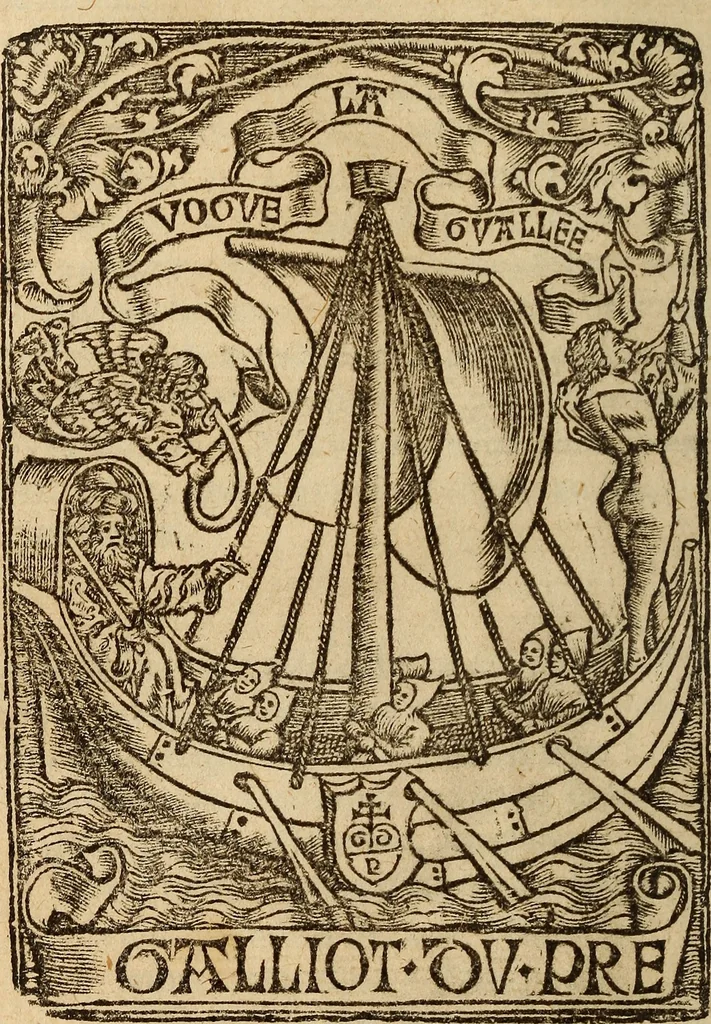 An illustration from La croniqve dv tres chrestien & victorieux Roy Loys vnziesme du nom (que Dieu absolue), 1558, leaf 343