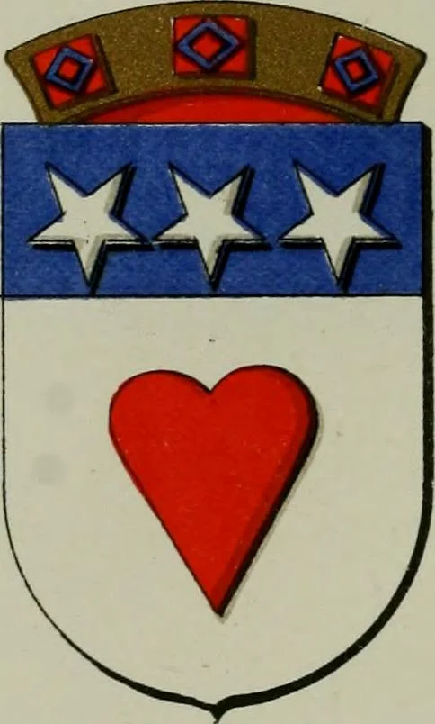 An illustration from Lacunar basilicae Sancti Macarii, aberdonensis : the heraldic ceiling of the cathedral church of St. Machar, old Aberdeen, described in historical and armorial detail by William Duguid Geddes, LL.D., and Peter Duguid, 1888, leaf 154