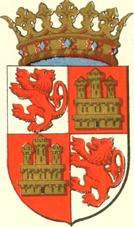 An illustration from Lacunar basilicae Sancti Macarii, aberdonensis: the heraldic ceiling of the cathedral church of St. Machar, old Aberdeen, 1888, leaf 119