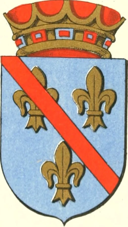 An illustration from Lacunar basilicae Sancti Macarii, aberdonensis: the heraldic ceiling of the cathedral church of St. Machar, old Aberdeen, 1888, leaf 139