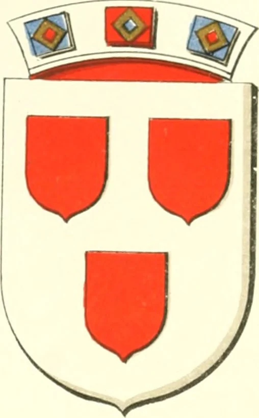 An illustration from Lacunar basilicae Sancti Macarii, aberdonensis: the heraldic ceiling of the cathedral church of St. Machar, old Aberdeen, 1888, leaf 171