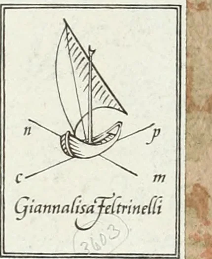 An illustration from La cvstodia d'oro : godvta nel vigilantissimo confalonierato dell'illvstrissimo signor senatore Francesco Ratta, e simboleggiata nel dilvisontvos.mo convito fatto all' ill.mo publico & ecc.si sig.ri anziani il primo bimestre dell'anno 1693, 1693, leaf 1