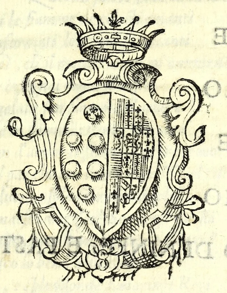 An illustration from La Dafne, 1600, leaf 5