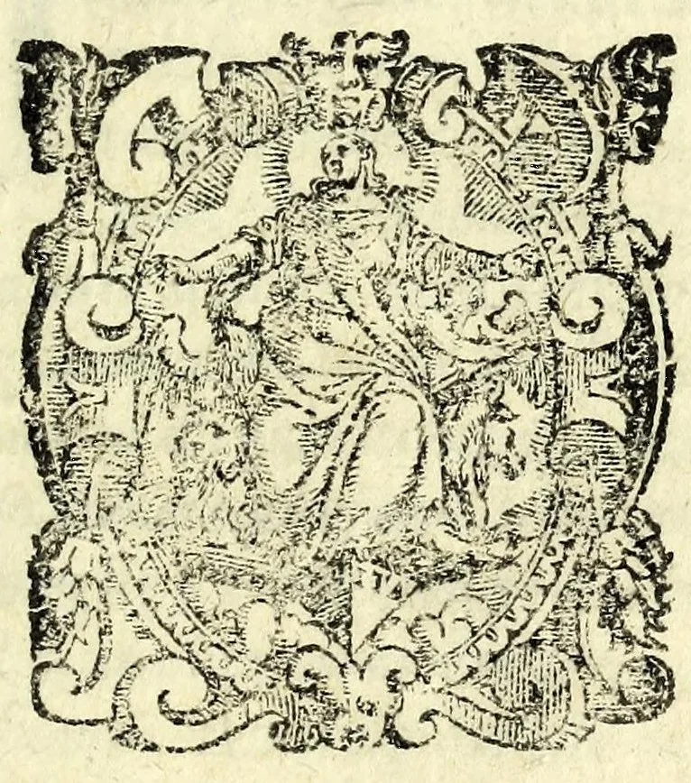 An illustration from La Dalida : tragedia nova, 1586, leaf 3