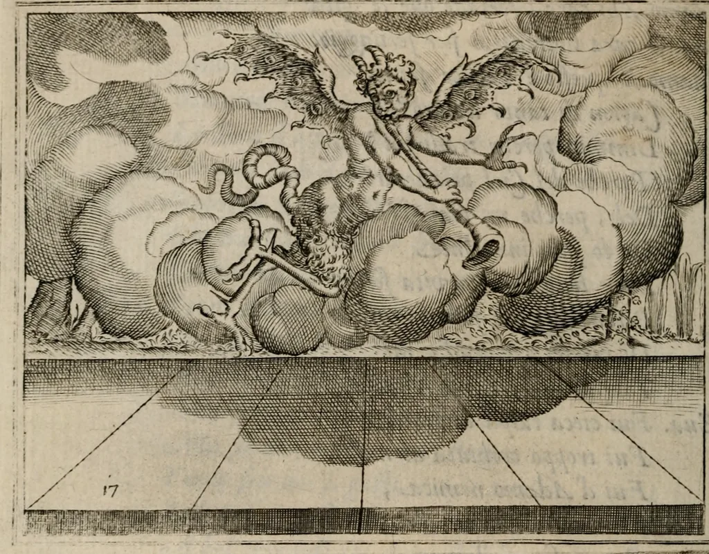 An illustration from L'Adamo; sacra rappresentazione, 1617, leaf 107