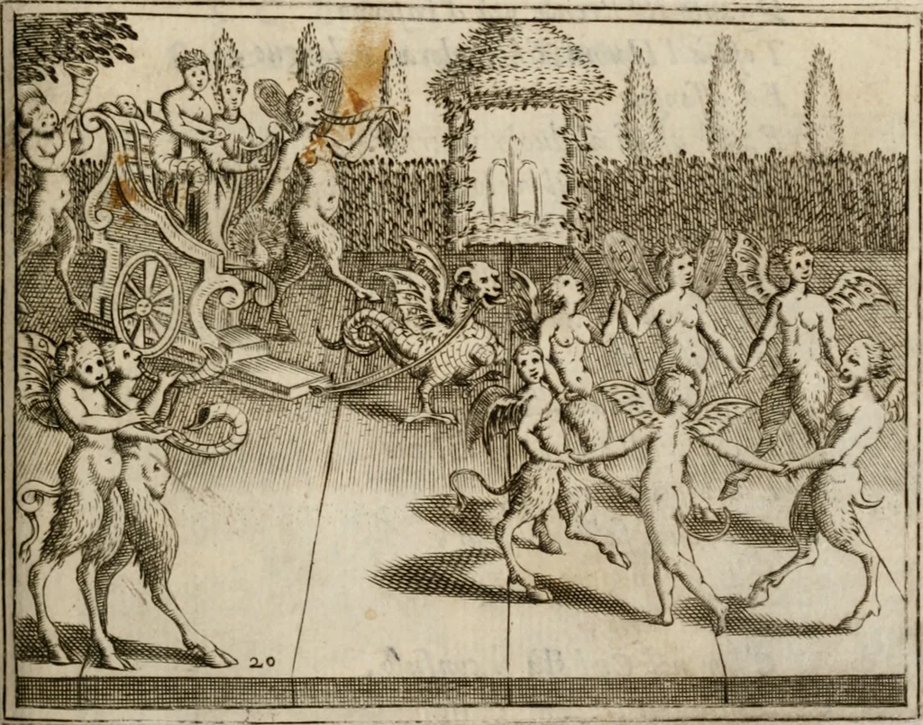 An illustration from L'Adamo; sacra rappresentazione, 1617, leaf 112