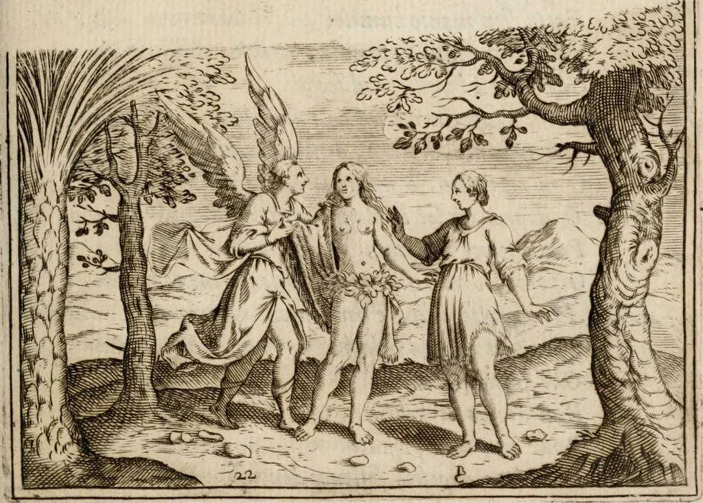 An illustration from L'Adamo; sacra rappresentazione, 1617, leaf 118