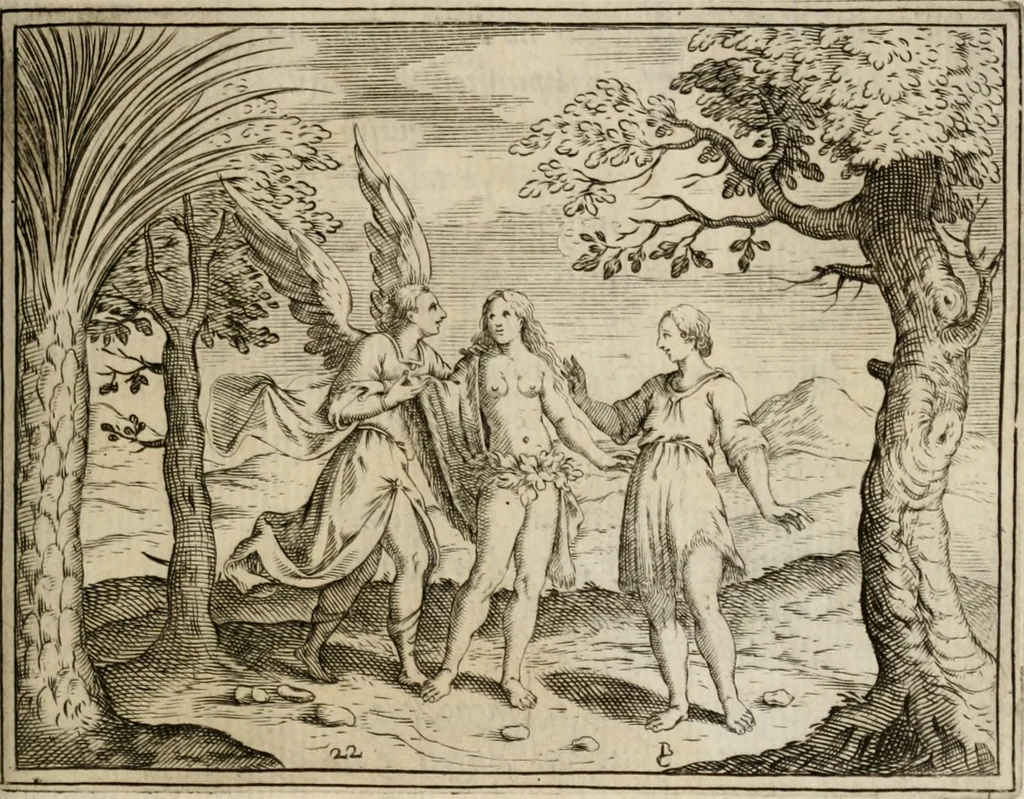 An illustration from L'Adamo; sacra rappresentazione, 1617, leaf 122