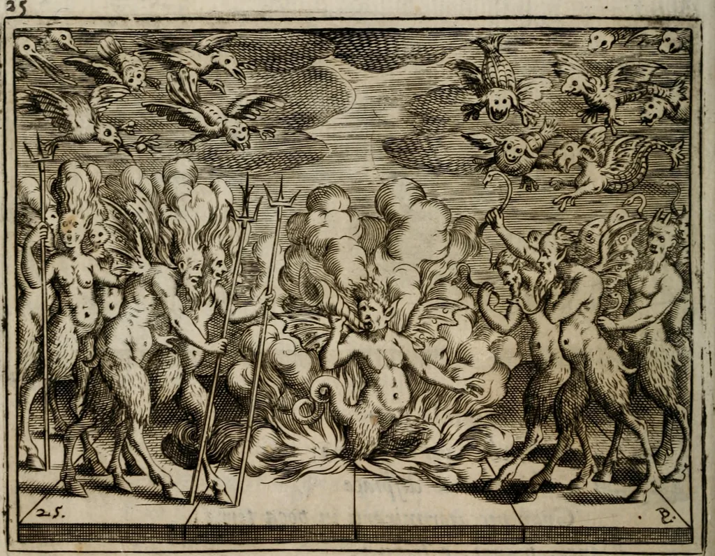 An illustration from L'Adamo; sacra rappresentazione, 1617, leaf 125