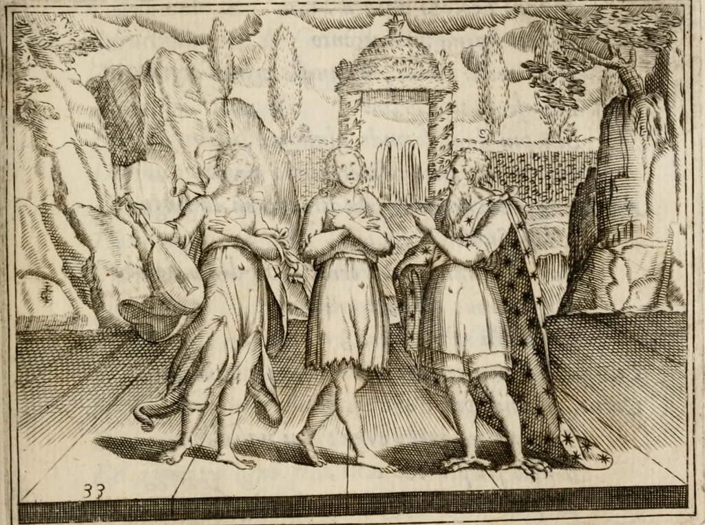 An illustration from L'Adamo; sacra rappresentazione, 1617, leaf 162