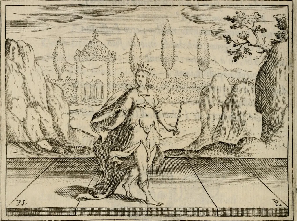 An illustration from L'Adamo; sacra rappresentazione, 1617, leaf 175