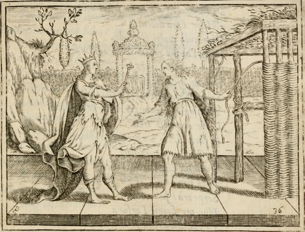 An illustration from L'Adamo; sacra rappresentazione, 1617, leaf 180