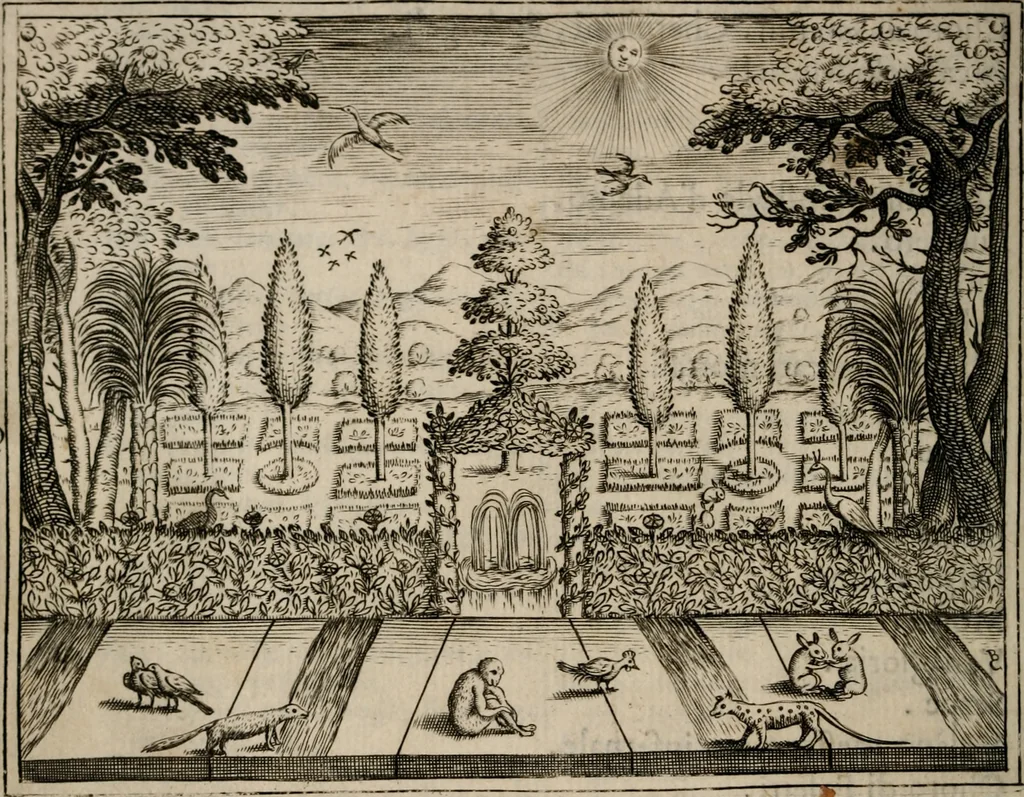An illustration from L'Adamo; sacra rappresentazione, 1617, leaf 29
