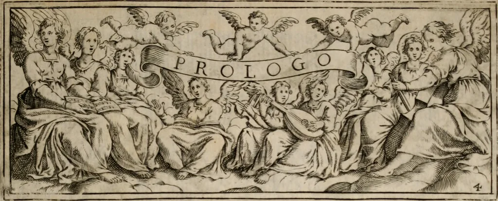 An illustration from L'Adamo; sacra rappresentazione, 1617, leaf 30