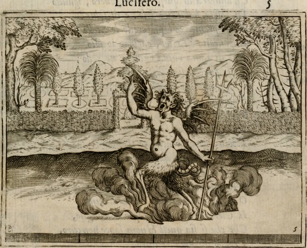An illustration from L'Adamo; sacra rappresentazione, 1617, leaf 42