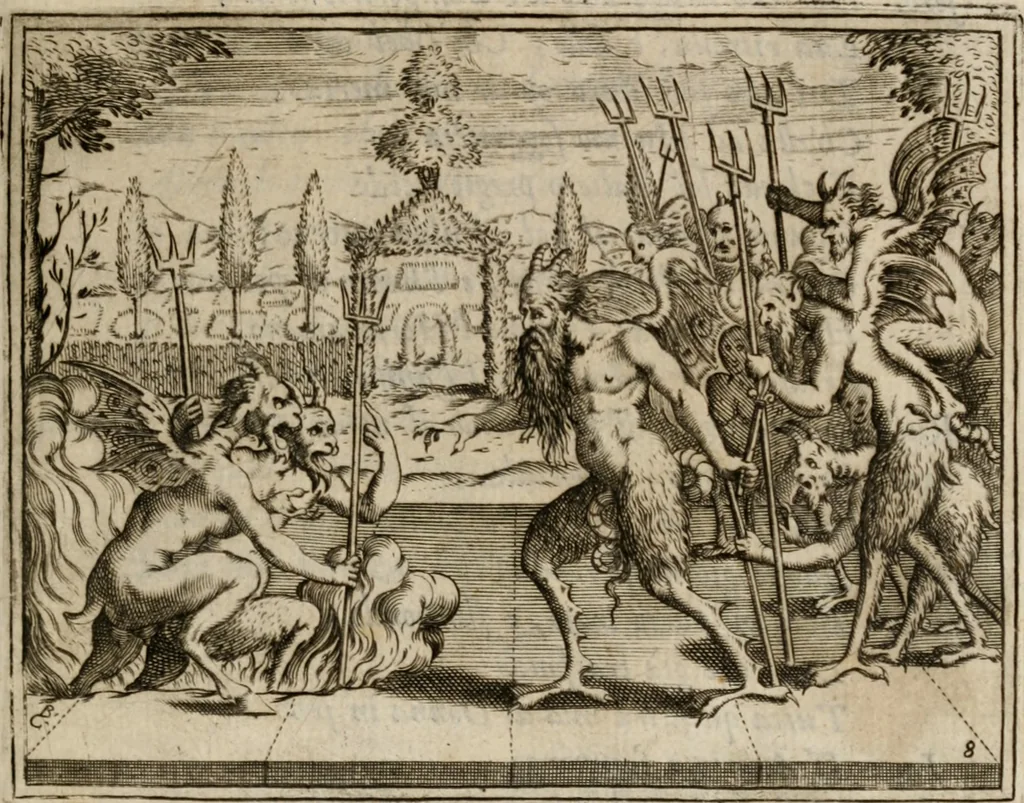 An illustration from L'Adamo; sacra rappresentazione, 1617, leaf 54