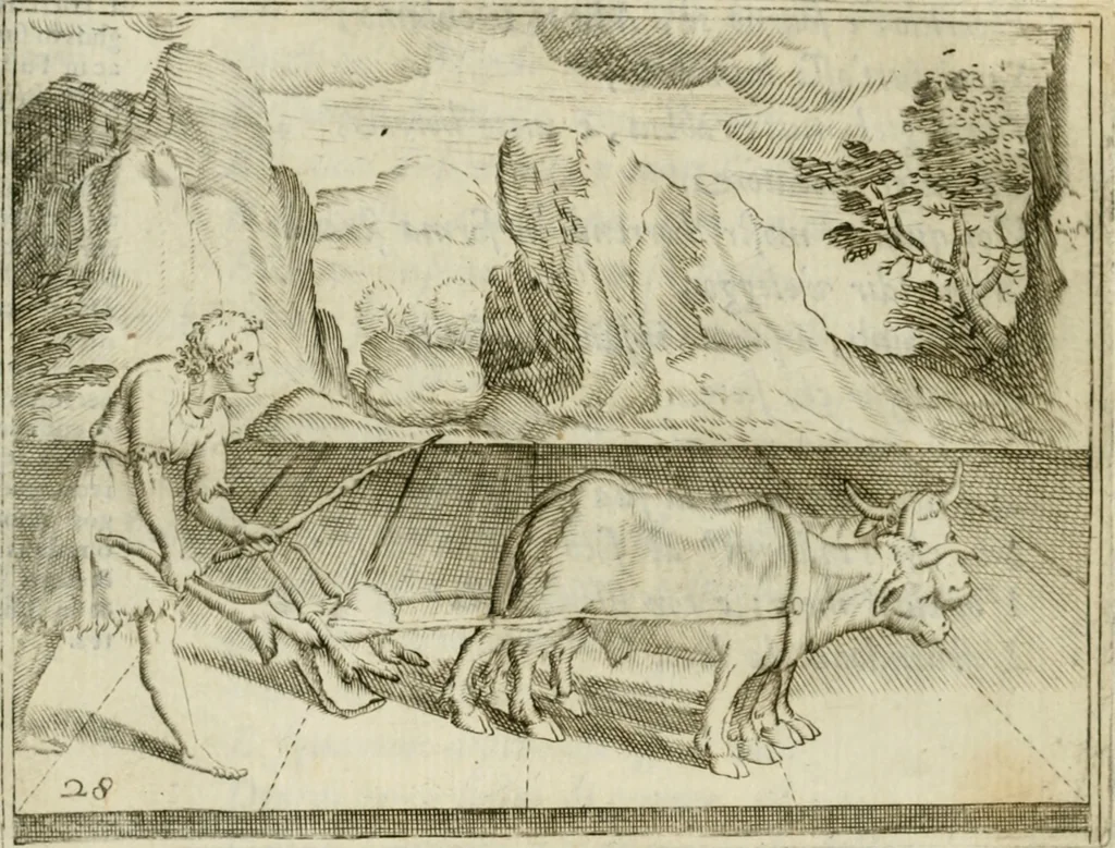 An illustration from L'Adamo : sacra rapresentatione, 1617, leaf 137