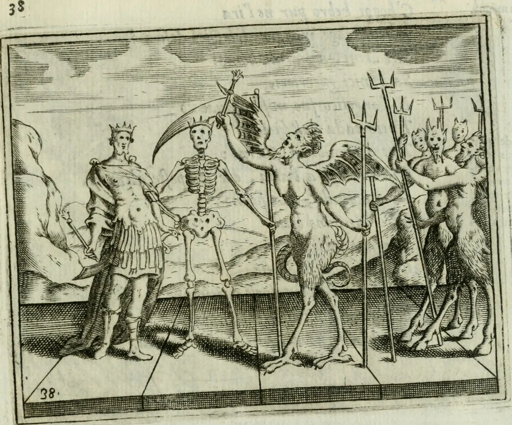 An illustration from L'Adamo : sacra rapresentatione, 1617, leaf 188