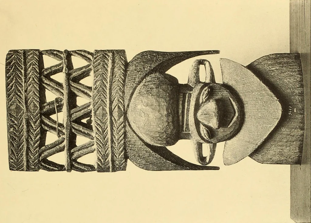 An illustration from La décoration primitive : Océanie, 1922, leaf 16