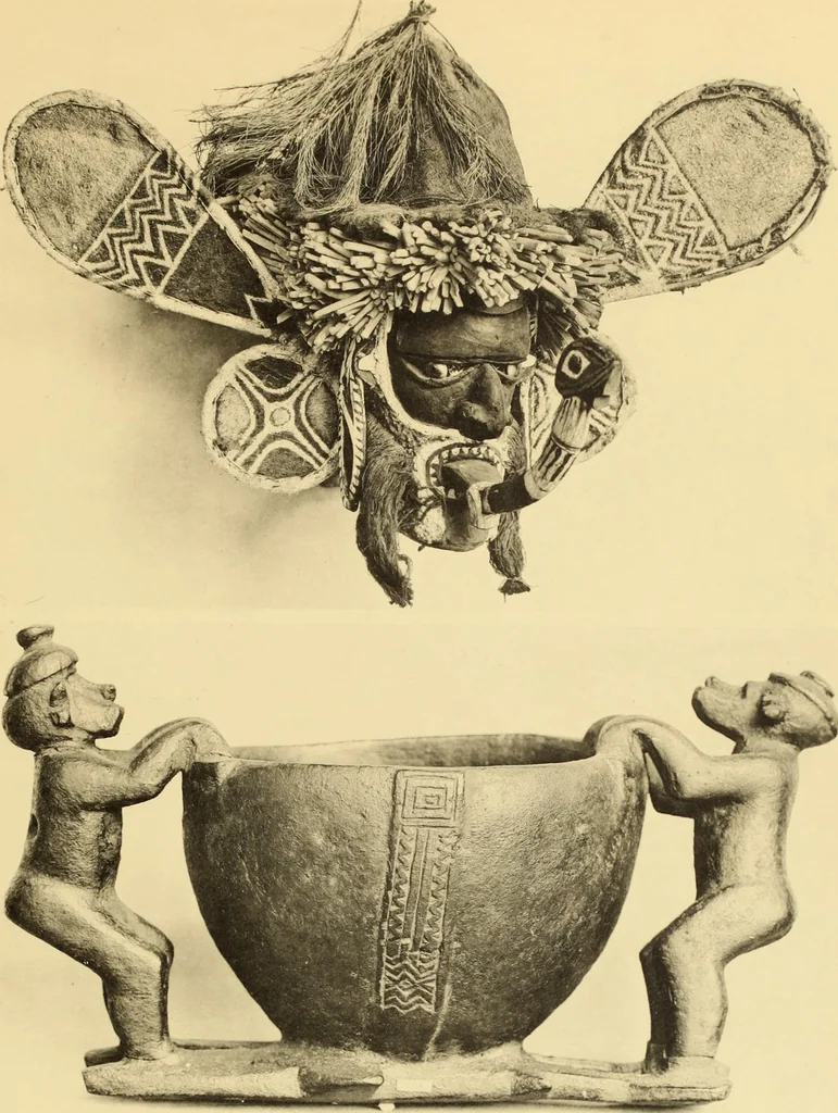 An illustration from La décoration primitive : Océanie, 1922, leaf 18