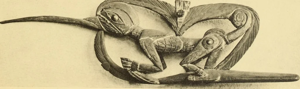 An illustration from La décoration primitive : Océanie, 1922, leaf 18