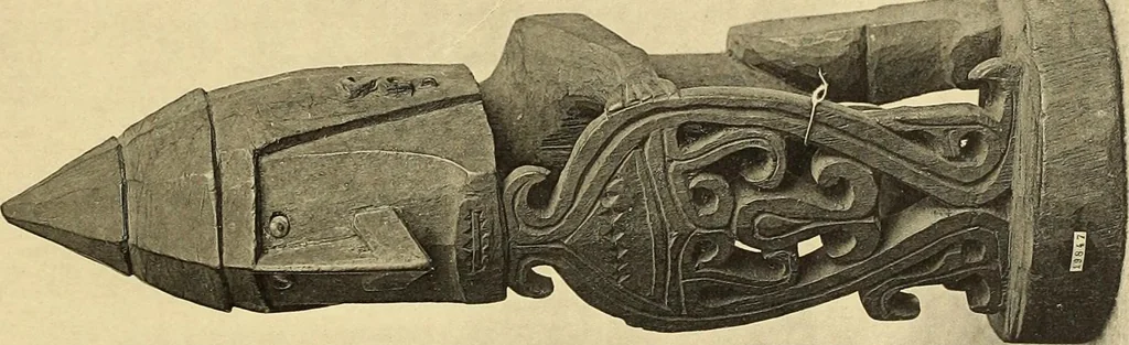 An illustration from La décoration primitive : Océanie, 1922, leaf 20