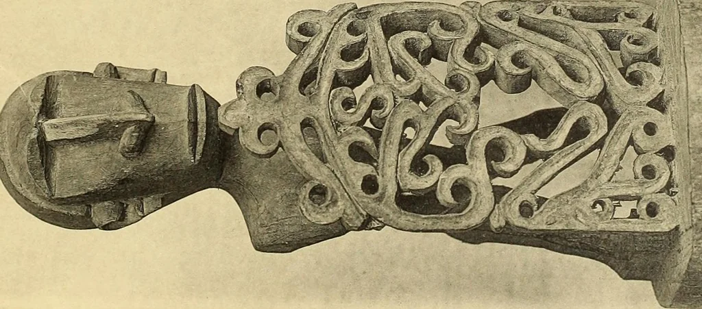 An illustration from La décoration primitive : Océanie, 1922, leaf 20