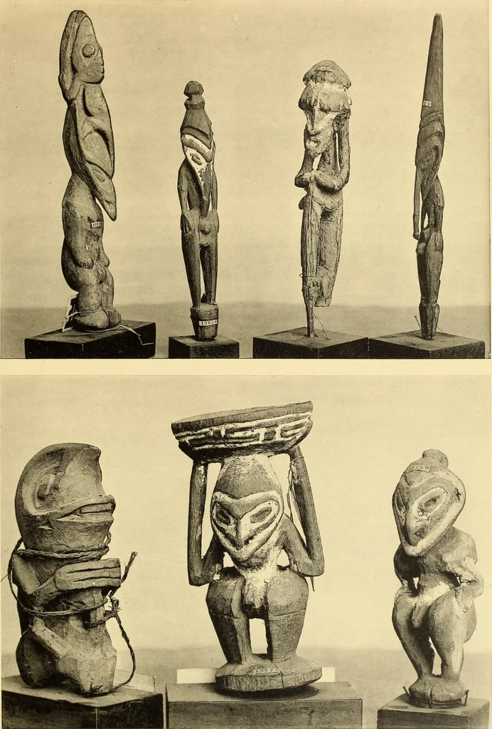 An illustration from La décoration primitive : Océanie, 1922, leaf 22