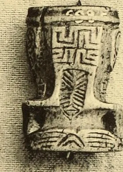 An illustration from La décoration primitive : Océanie, 1922, leaf 28