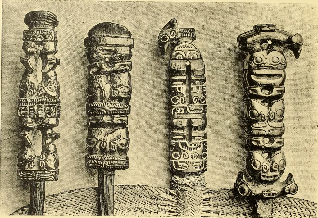 An illustration from La décoration primitive : Océanie, 1922, leaf 28