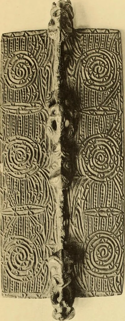 An illustration from La décoration primitive : Océanie, 1922, leaf 30