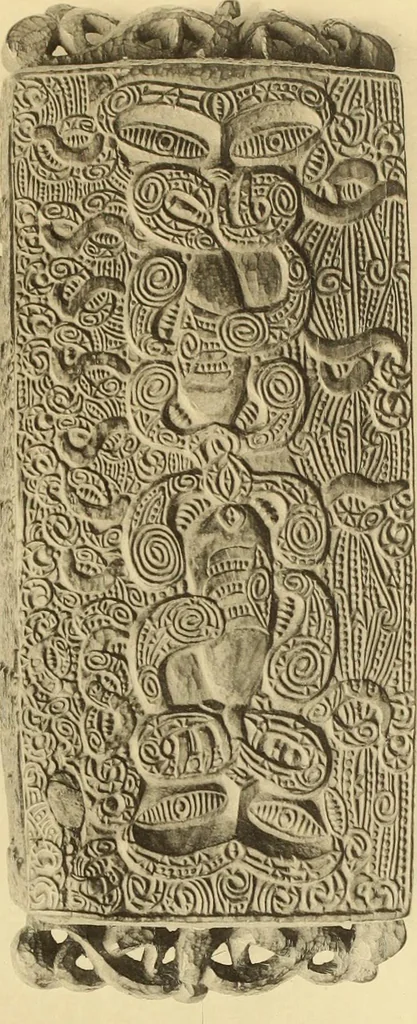 An illustration from La décoration primitive : Océanie, 1922, leaf 30