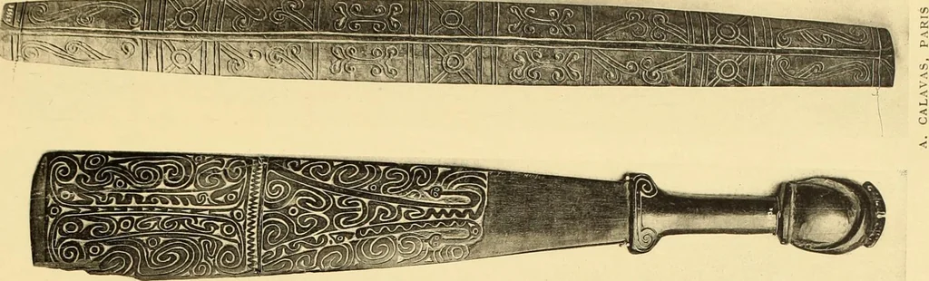 An illustration from La décoration primitive : Océanie, 1922, leaf 32