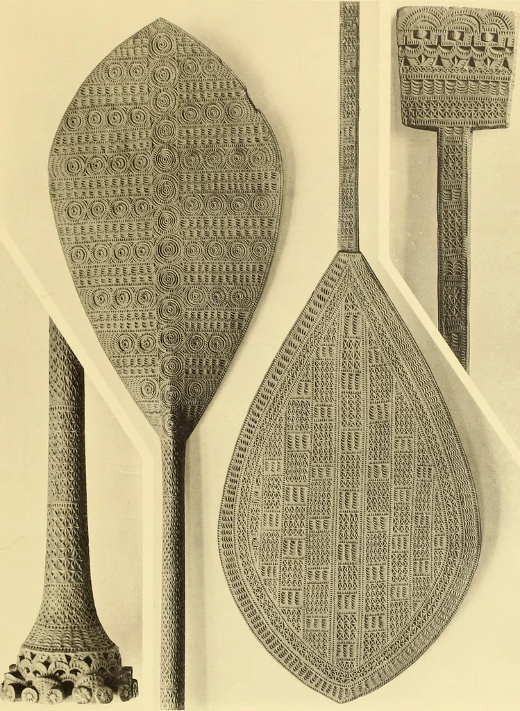 An illustration from La décoration primitive : Océanie, 1922, leaf 36