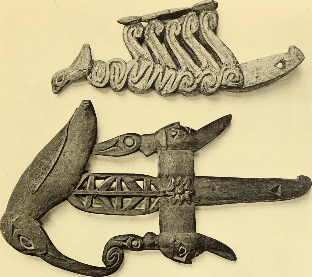 An illustration from La décoration primitive : Océanie, 1922, leaf 42