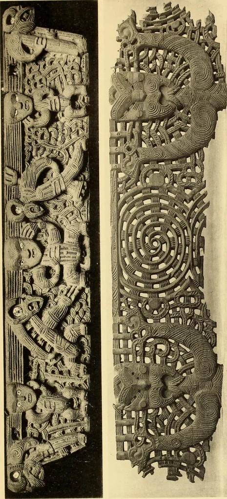 An illustration from La décoration primitive : Océanie, 1922, leaf 48