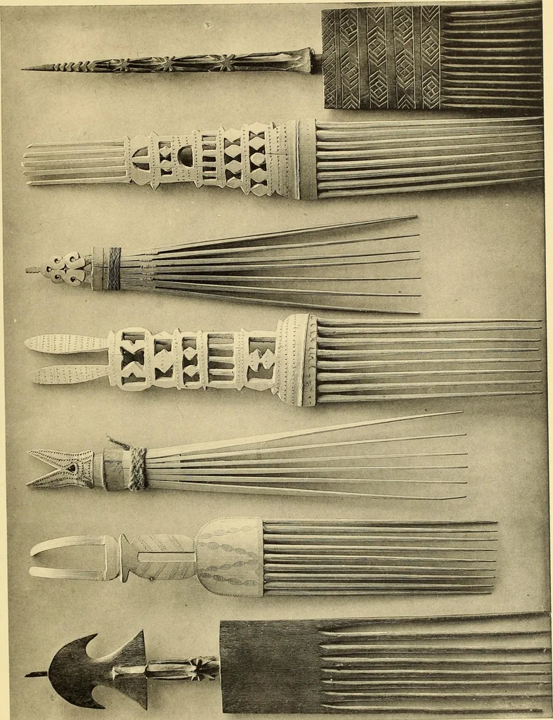 An illustration from La décoration primitive : Océanie, 1922, leaf 52