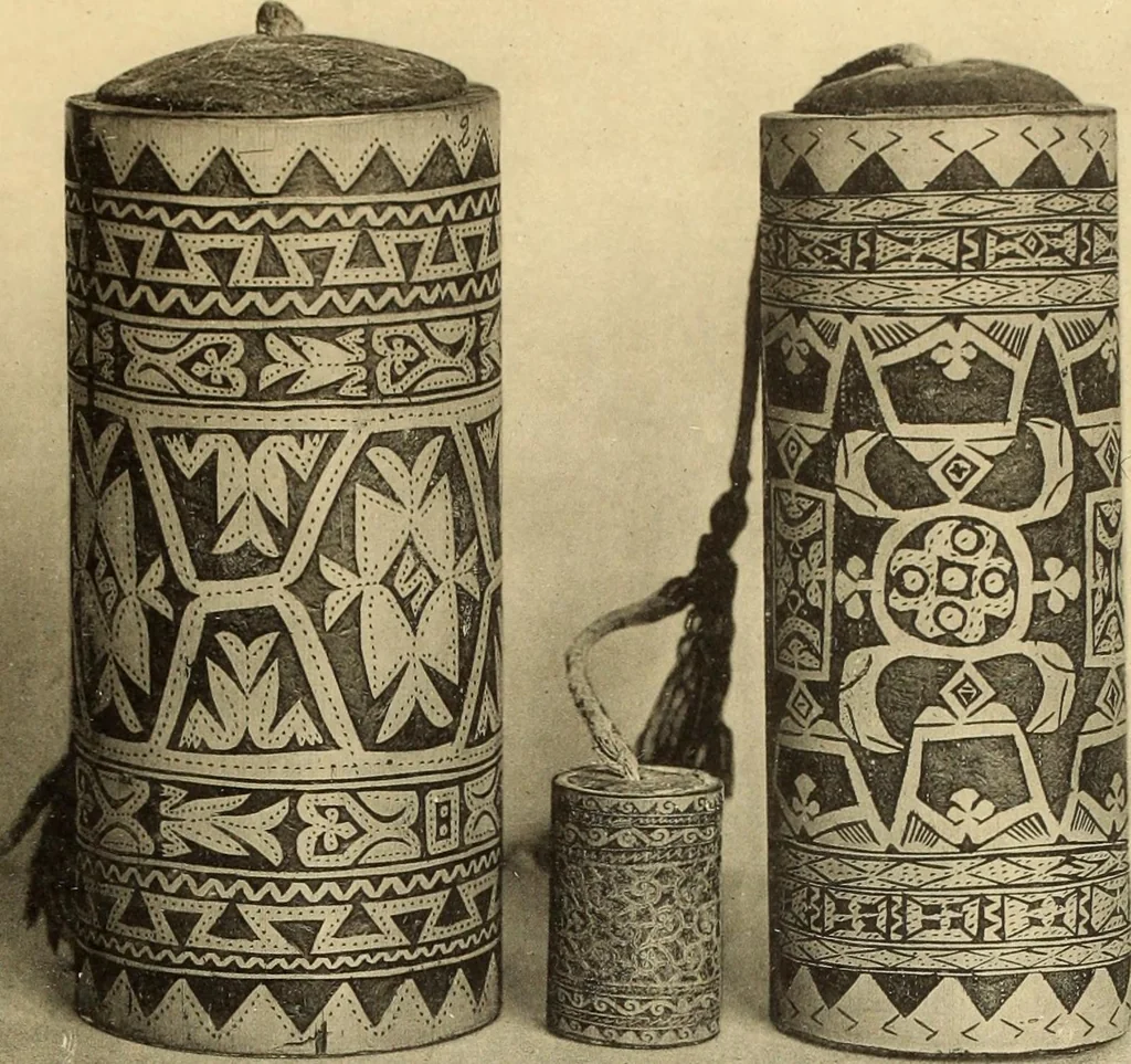 An illustration from La décoration primitive : Océanie, 1922, leaf 54
